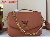 Louis Vuitton Oxford Handbag in Cognac Grained Calf Leather M22952 Replica