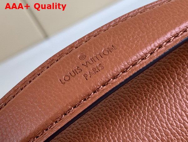 Louis Vuitton Oxford Handbag in Cognac Grained Calf Leather M22952 Replica