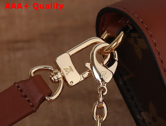 Louis Vuitton Padlock On Strap Monogram Canvas and Brown Calf Leather Replica