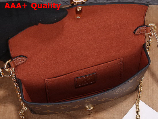 Louis Vuitton Padlock On Strap Monogram Canvas and Brown Calf Leather Replica