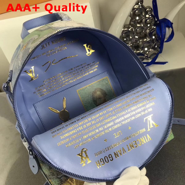 Louis Vuitton Palm Springs Backpack Monogram Serti Flower Shapes Reflective Metallic Letters and Colored Trimmings M43374 Replica