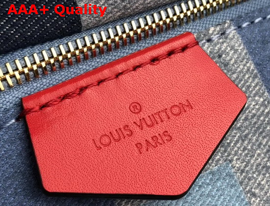 Louis Vuitton Palm Springs Mini Backpack Monogram Denim Canvas with a Pattern of Patchwork Squares Motifs M45043 Replica