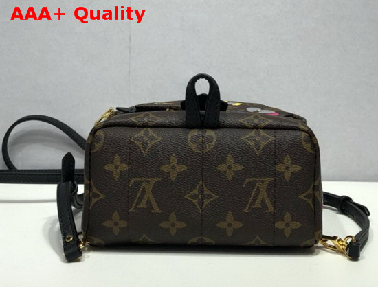 Louis Vuitton Palm Springs Mini Backpack with Lock Key and Flower Motifs M44367 Replica