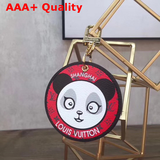 Louis Vuitton Panda Round Bag Charm and Key Holder Replica