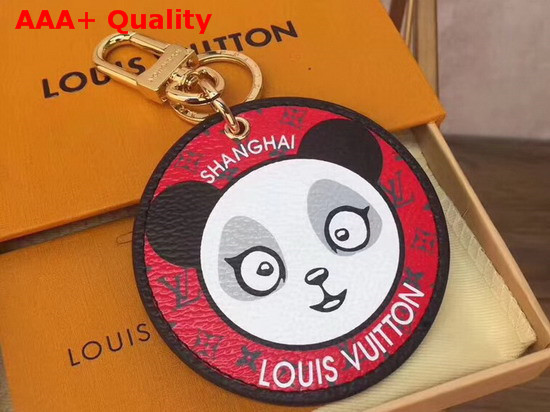 Louis Vuitton Panda Round Bag Charm and Key Holder Replica