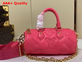 Louis Vuitton Papillon BB Bubblegram Leather Dragon Fruit M59826 Replica