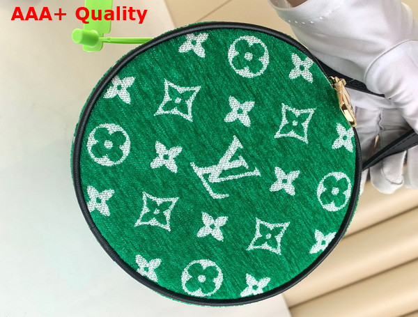 Louis Vuitton Papillon Handbag in Green Monogram Jacquard Velvet M46206 Replica