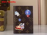 Louis Vuitton Passport Cover Monogram Blue Frost Coated Canvas M15320 Replica