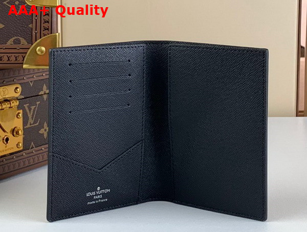 Louis Vuitton Passport Cover Red and Orange Sunset Monogram Eclipse Coated Canvas M81850 Replica