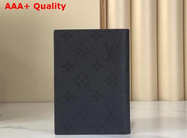 Louis Vuitton Passport Cover in Black Monogram Midnight Coated Canvas M26774 Replica