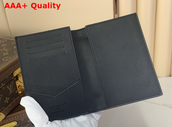 Louis Vuitton Passport Cover in Black Monogram Midnight Coated Canvas M26774 Replica