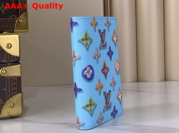 Louis Vuitton Passport Cover in Blueberry Monogram Donuts Coated Canvas M28040 Replica