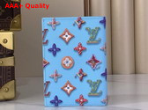 Louis Vuitton Passport Cover in Blueberry Monogram Donuts Coated Canvas M28040 Replica