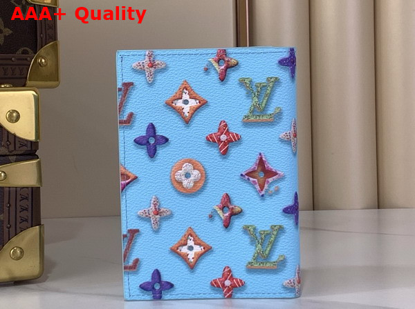 Louis Vuitton Passport Cover in Blueberry Monogram Donuts Coated Canvas M28040 Replica