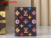 Louis Vuitton Passport Cover in Chocolate Monogram Donuts Coated Canvas M28281 Replica