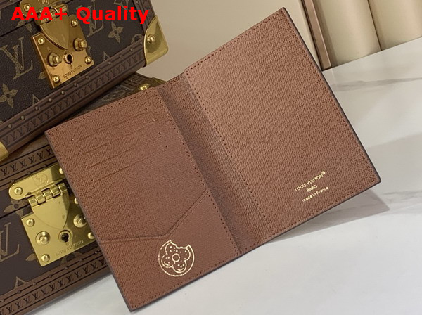 Louis Vuitton Passport Cover in Chocolate Monogram Donuts Coated Canvas M28281 Replica