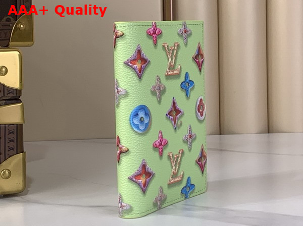 Louis Vuitton Passport Cover in Pistache Monogram Donuts Coated Canvas M28039 Replica