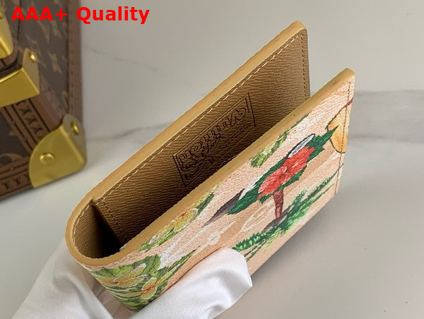 Louis Vuitton Passport Cover in Sand Monogram Surfin Coated Canvas M83611 Replica