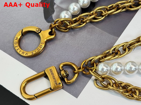 Louis Vuitton Pearls Chain Belt and Bag Charm Multicolor M02097 Replica