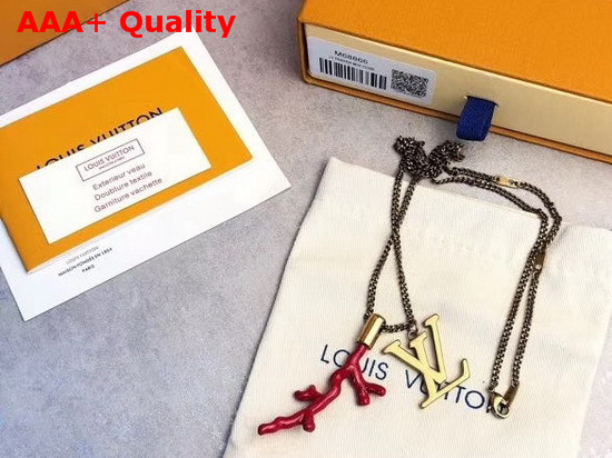 Louis Vuitton Pendant Chain LV Coral Necklace M68903 Replica