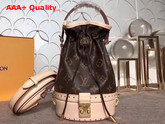 Louis Vuitton Petit Noe Trunk Monogram Coated Canvas and Natural Cowhide Leather M43509 Replica