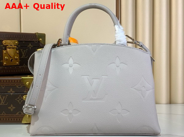 Louis Vuitton Petit Palais Brume Gray Monogram Empreinte Leather M13803 Replica