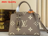 Louis Vuitton Petit Palais Dove and Cream Bicolor Monogram Empreinte Leather M58914 Replica