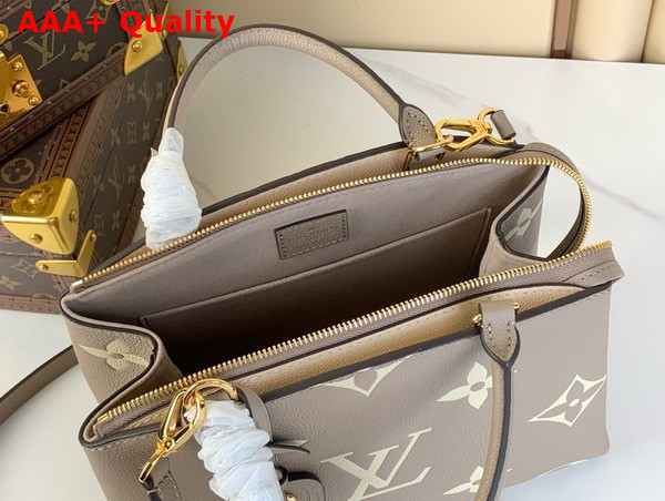 Louis Vuitton Petit Palais Dove and Cream Bicolor Monogram Empreinte Leather M58914 Replica