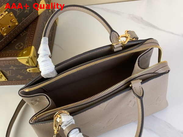 Louis Vuitton Petit Palais Handbag in Tourterelle Monogram Empreinte Leather Replica