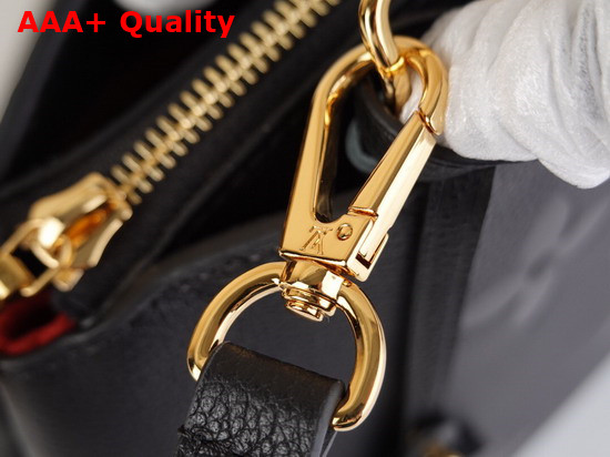 Louis Vuitton Petit Palais Monogram Empreinte Leather in Black M58916 Replica