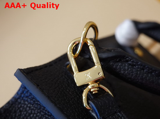 Louis Vuitton Petit Sac Plat Black Monogram Empreinte Leather M80478 Replica