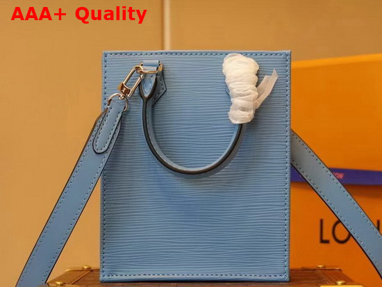 Louis Vuitton Petit Sac Plat Cornflower Epi Leather M80167 Replica