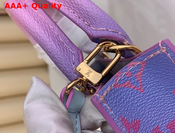 Louis Vuitton Petit Sac Plat Sunrise Pastel Monogram Coated Canvas M81341 Replica