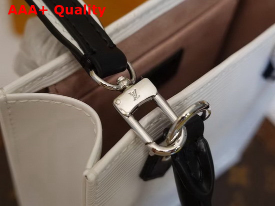 Louis Vuitton Petit Sac Plat White Epi Leather Replica