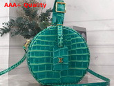 Louis Vuitton Petite Boite Chapeau Emeraude Crocodilien Brillant N93598 Replica