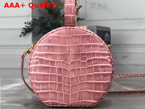 Louis Vuitton Petite Boite Chapeau Rose Tourmaline Crocodilien Brillant N94160 Replica