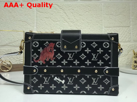 Louis Vuitton Petite Malle Black and White Transformed Monogram Canvas M44437 Replica