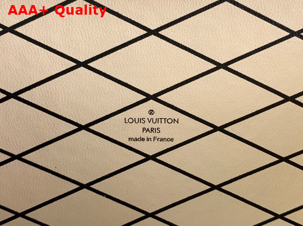 Louis Vuitton Petite Malle Capitale Handbag in Monogram Coated Canvas and Cowhide Leather Trim M46755 Replica