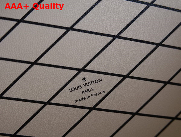 Louis Vuitton Petite Malle Gray Monogram Jacquard Denim M21462 Replica