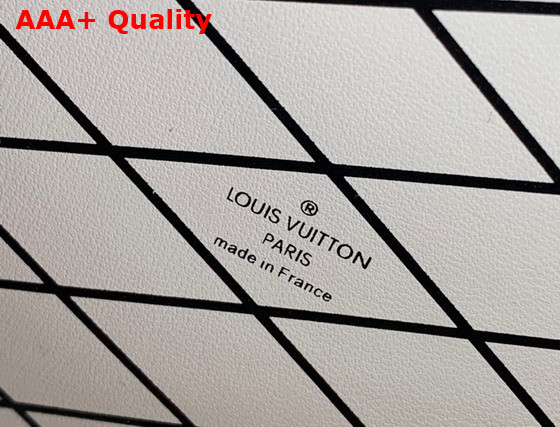Louis Vuitton Petite Malle Handbag in Navy Blue Monogram Jacquard Denim Replica