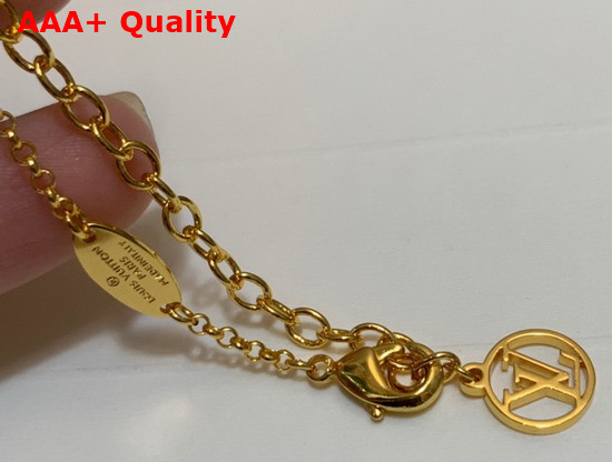 Louis Vuitton Petite Malle Necklace Gold Color Hardware M00568 Replica