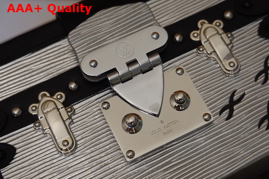 Louis Vuitton Petite Malle Silver Epi Leather M55309 Replica