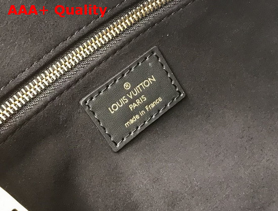 Louis Vuitton Petite Malle Souple Black Monogram Empreinte Leather M45393 Replica
