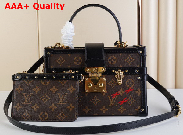 Louis Vuitton Petite Malle V Monogram Coated Canvas M46309 Replica