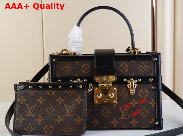 Louis Vuitton Petite Malle V Monogram Coated Canvas M46309 Replica