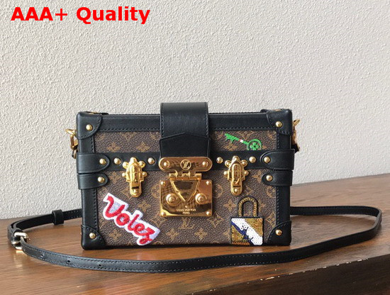 Louis Vuitton Petite Malle in Monogram Canvas Decorated with Bold Bright Patches M43992 Replica