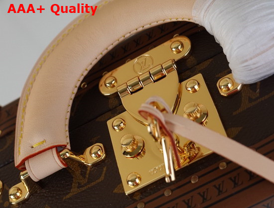 Louis Vuitton Petite Valise Monogram Coated Canvas with Natural Cowhide Leather Trim M20468 Replica