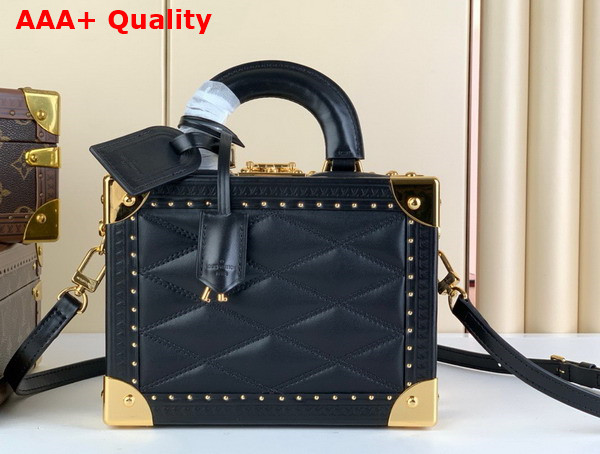 Louis Vuitton Petite Valise in Black Calf Leather Replica