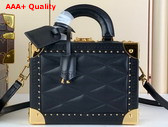 Louis Vuitton Petite Valise in Black Calf Leather Replica