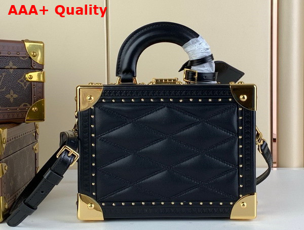 Louis Vuitton Petite Valise in Black Calf Leather Replica